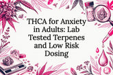 THCA for Anxiety in Adults: Lab Tested Terpenes and Low Risk Dosing
