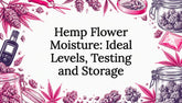 Hemp Flower Moisture: Ideal Levels, Testing and Storage