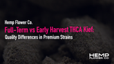Full-Term vs Early Harvest THCA Kief: Mendo Breath vs Mega Gummie Bearz
