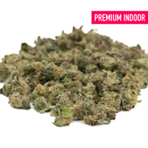 Pile of premium Candy Mac Indoor THCa Flower Smalls ready for selection and enjoyment