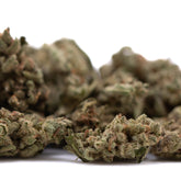 Face Fat THCa Flower Smalls for Medical Patients: Green Brown Bud with Resin Glands