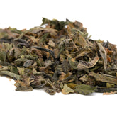 Dried green tea leaves from Pressure THCa Indoor Trim Wholesale 1LB product