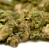 Dried cannabis buds from Orchard Illusions White Truffle THCa Hemp Flower Smalls