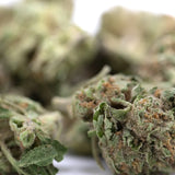 After dark thca greenhouse smalls wholesale green and orange sunset sherbet thca flower buds with frosty texture