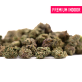 Pile of dried Astroboy Indoor THCA Flower Smalls small buds for sale