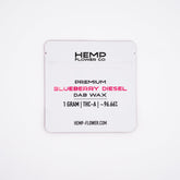 Blueberry DieseI 96.66% THCa Dab Wax 1g - 1 GRAM - Premium