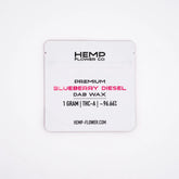 Blueberry DieseI 96.66% THCa Dab Wax 1g - 1 GRAM - Premium