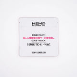 Blueberry DieseI 96.66% THCa Dab Wax 1g - 1 GRAM - Premium