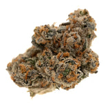 Dried Cadillac Rainbow Indoor THCa Flower Wholesale with orange hairs and white trichomes