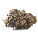 Cherry truffle thca hemp flower with dense green and brown chemdog special reserve trichome-covered bud