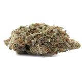 Premium DEA-4 THCa hemp flower bud with green-brown trichomes for calming numbness