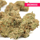 Light green Duct Tape THCa Hemp Flower with orange hairs and white trichomes