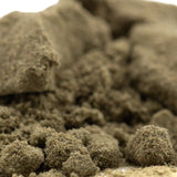 A mound of textured mossy green artificial moss in clumps for thca kief full term by froot by the foot auto genetics
