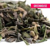 Dried sage leaves in green and brown fuzzy textures featured in halle berry greenhouse thca trim wholesale product