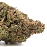 Joker OG THCa Hemp Flower: Green bud with white orange trichomes, Greenhouse