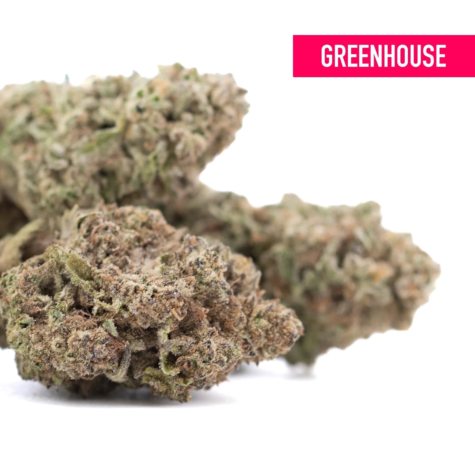 Joy thca hemp flower by greenhouse featuring dense daytime functional thca flower buds in green and brown shades