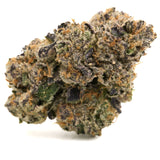 Premium indoor THCa flower with purple, green, and orange hues in Love Affair Indoor THCa Flower product