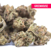 Greenhouse lung buster thca hemp flower with dense green and brown buds featuring total cannabinoid content