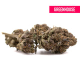 Green Lung Buster THCa Flower Bud with Trichomes and Leaves