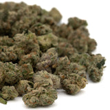 Maverick CBD Hemp Flower Smalls with small buds and a generous coating of trichomes