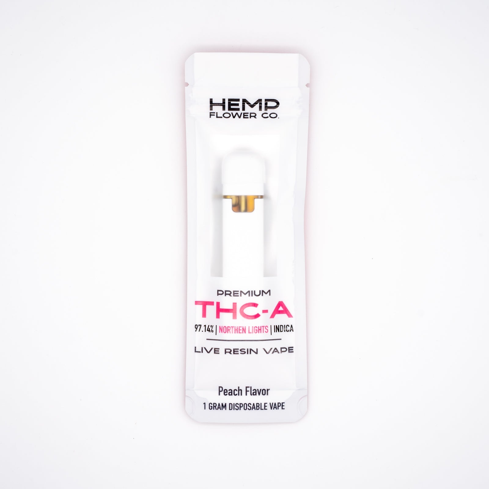 Northern Lights 97.14% THCa Peach Disposable Vape