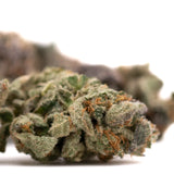 Poppin Bottlez THCa Flower with dense trichome-covered hemp flower buds and orange pistils