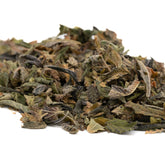 Dried green tea leaves from Pressure THCa Indoor Trim Wholesale 1LB product