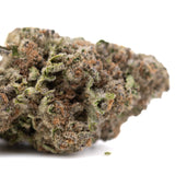 Subzero THCa Hemp Flower: Super High Bud with Green-Orange Hues, Trichomes