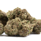 Premium Super Runtz THCa hemp flower bud with trichomes