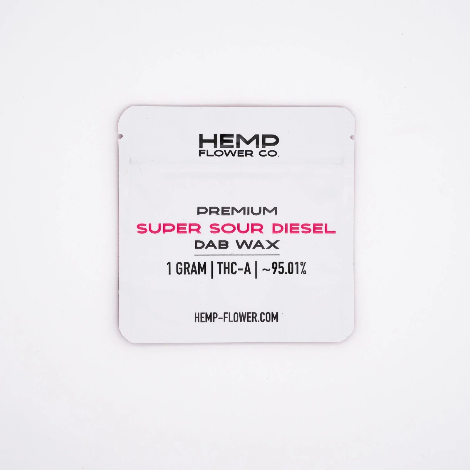Super Sour Diesel 95.01% THCa Dab Wax 1g - Hemp Flower Co. - THCa