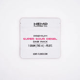 Super Sour Diesel 95.01% THCa Dab Wax 1g - 1 GRAM - Premium