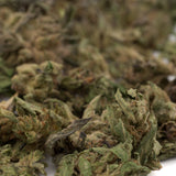 Tangelo THCa Hemp Flower Smalls: Marijuana Buds with Green Leaves