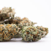 Premium Thai OG Indoor THCa Flower: Green Orange Bud with Dense Trichomes