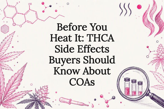Decorative THCA and COA title card