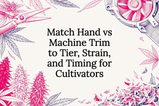 Decorative hand and machine trimming title card
