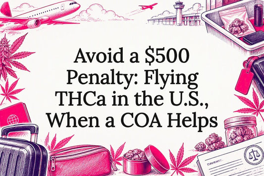 THCa air travel legal guidance title card