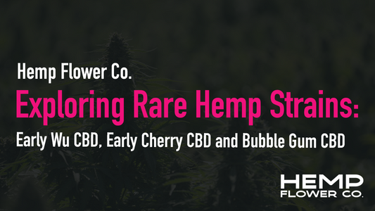 Exploring Rare Hemp Strains:  Early Wu CBD, Early Cherry CBD and Bubble Gum CBD