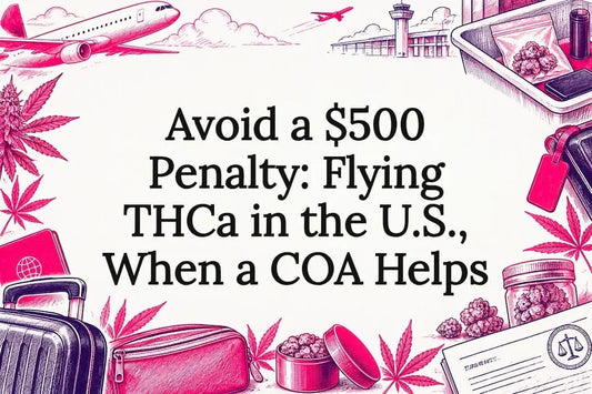 THCa air travel legal guidance title card