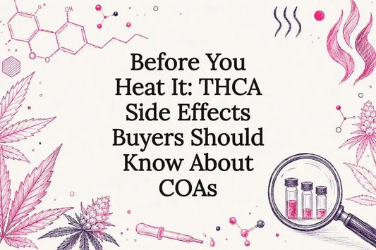 Decorative THCA and COA title card