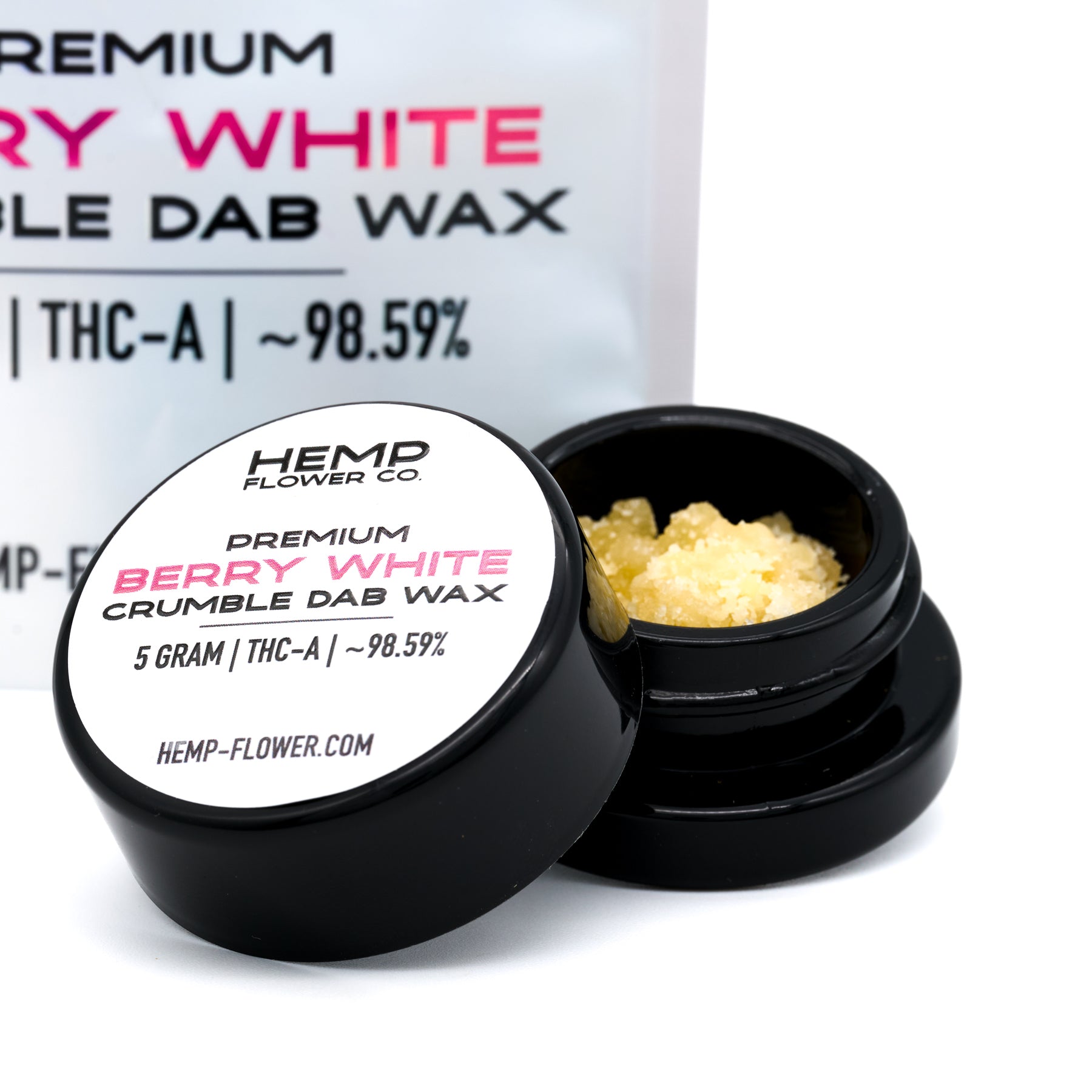 Berry White THCA Crumble Wax - 5 Gram of premium THCA crumble wax product