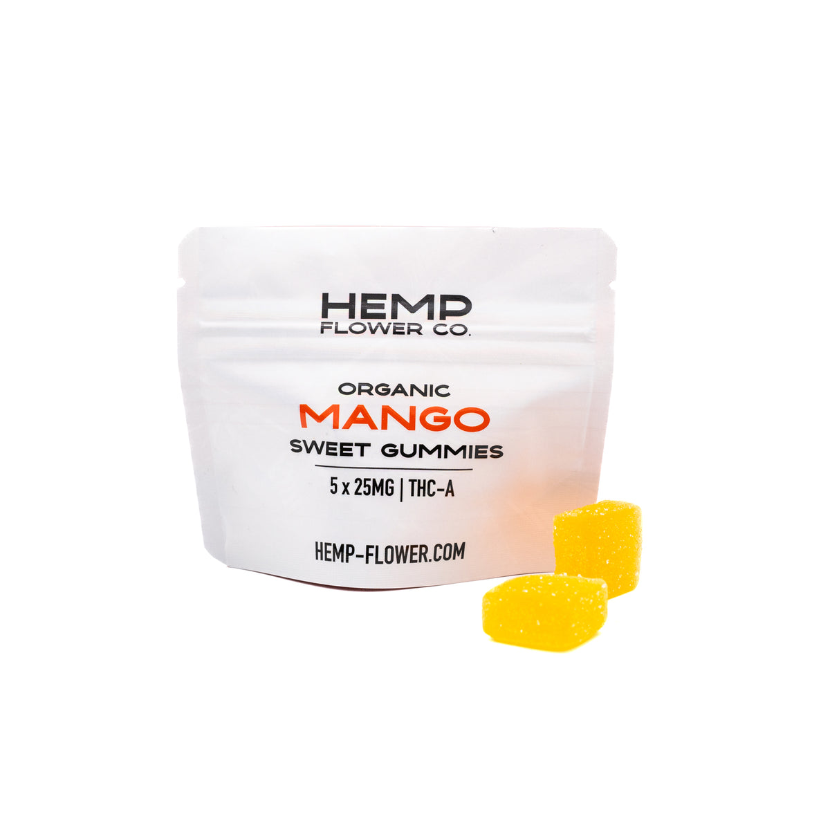 Mango Sweet THCA Gummies 25mg - 5 Pack
