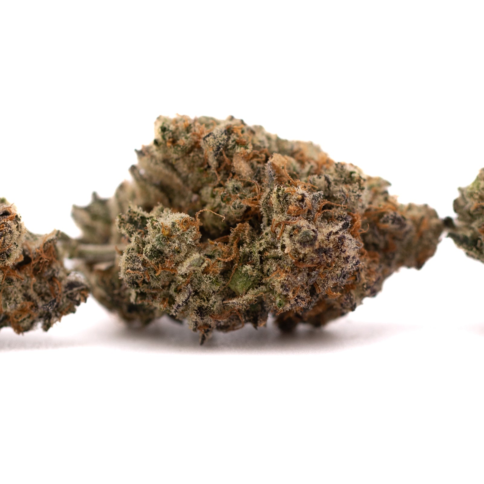 Super Runtz Indoor THCa Flower with orange hairs and frosty trichomes, orchard swirl synergy, lemon cherry gelato flavor