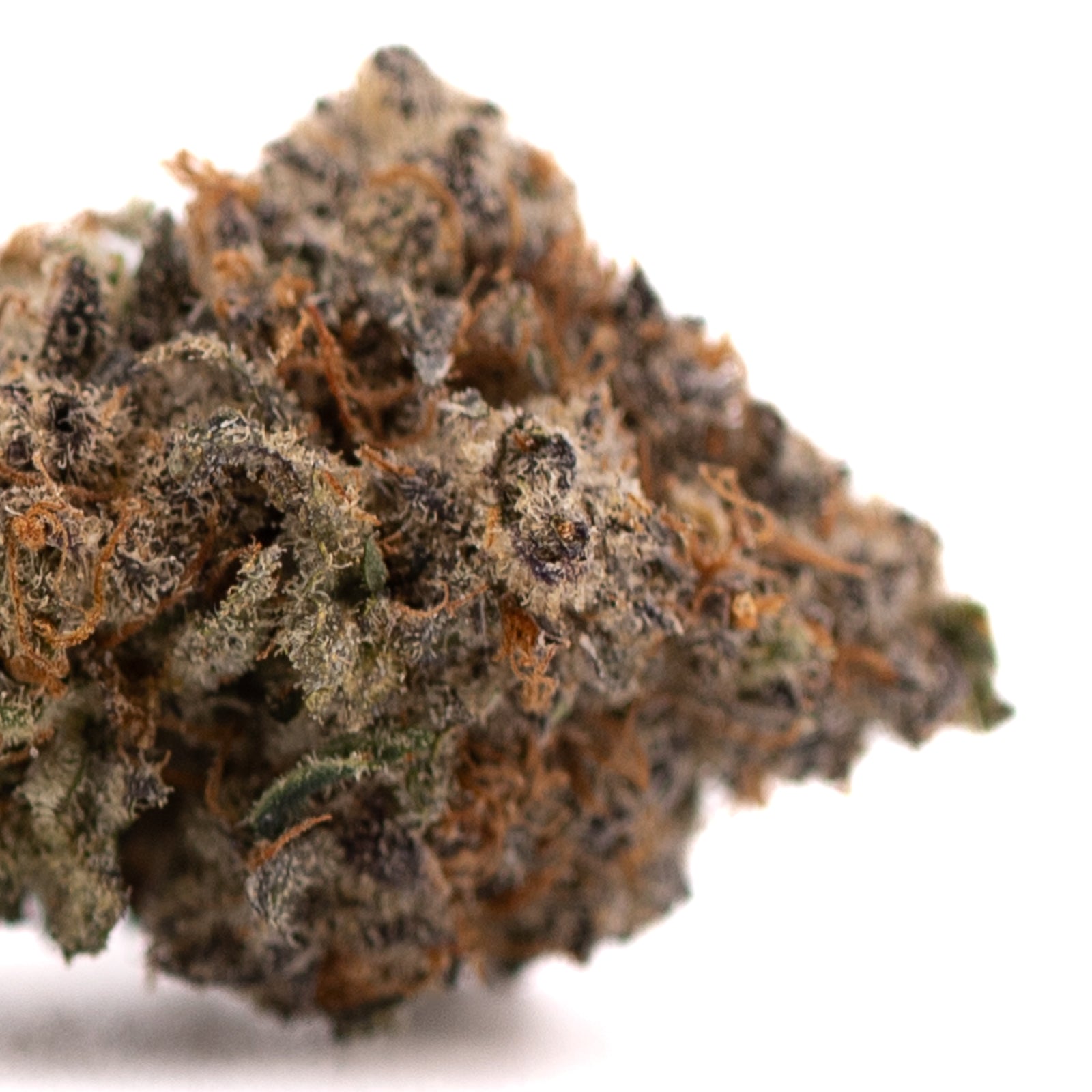 Super Runtz Indoor THCa Flower with dense trichome-covered buds, orange pistils, and purple hints