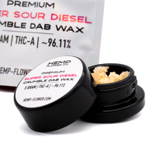 Super Sour Diesel THCA Crumble Wax - 5 Gram