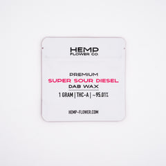 Super Sour Diesel 95.01% THCa Dab Wax 1g