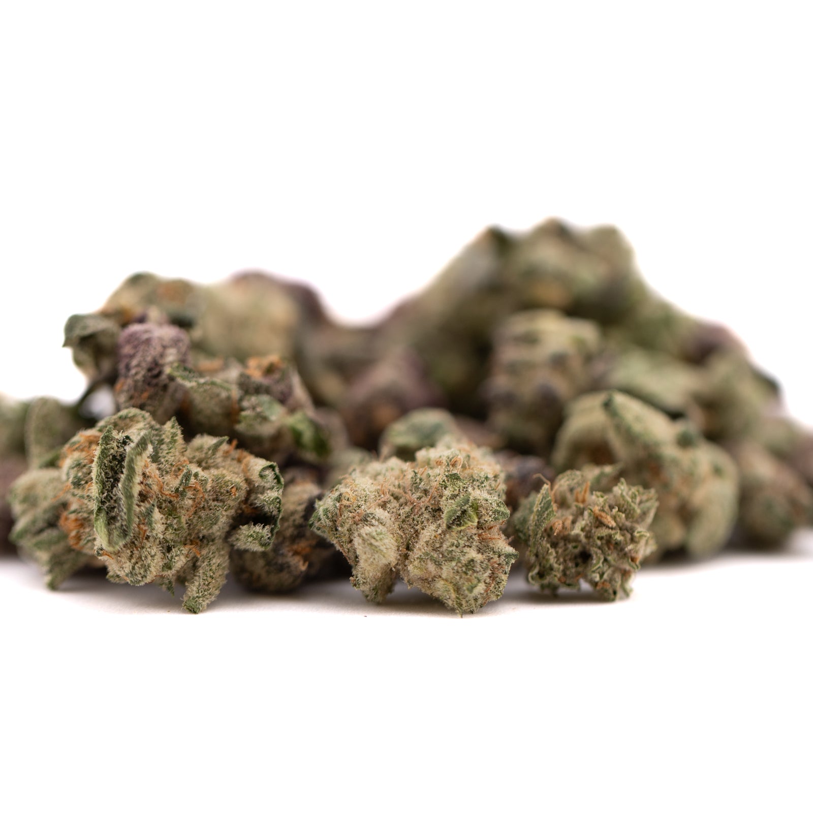 Pile of dried Super Runtz Indoor THCa Flower Smalls with Runtz Small Buds