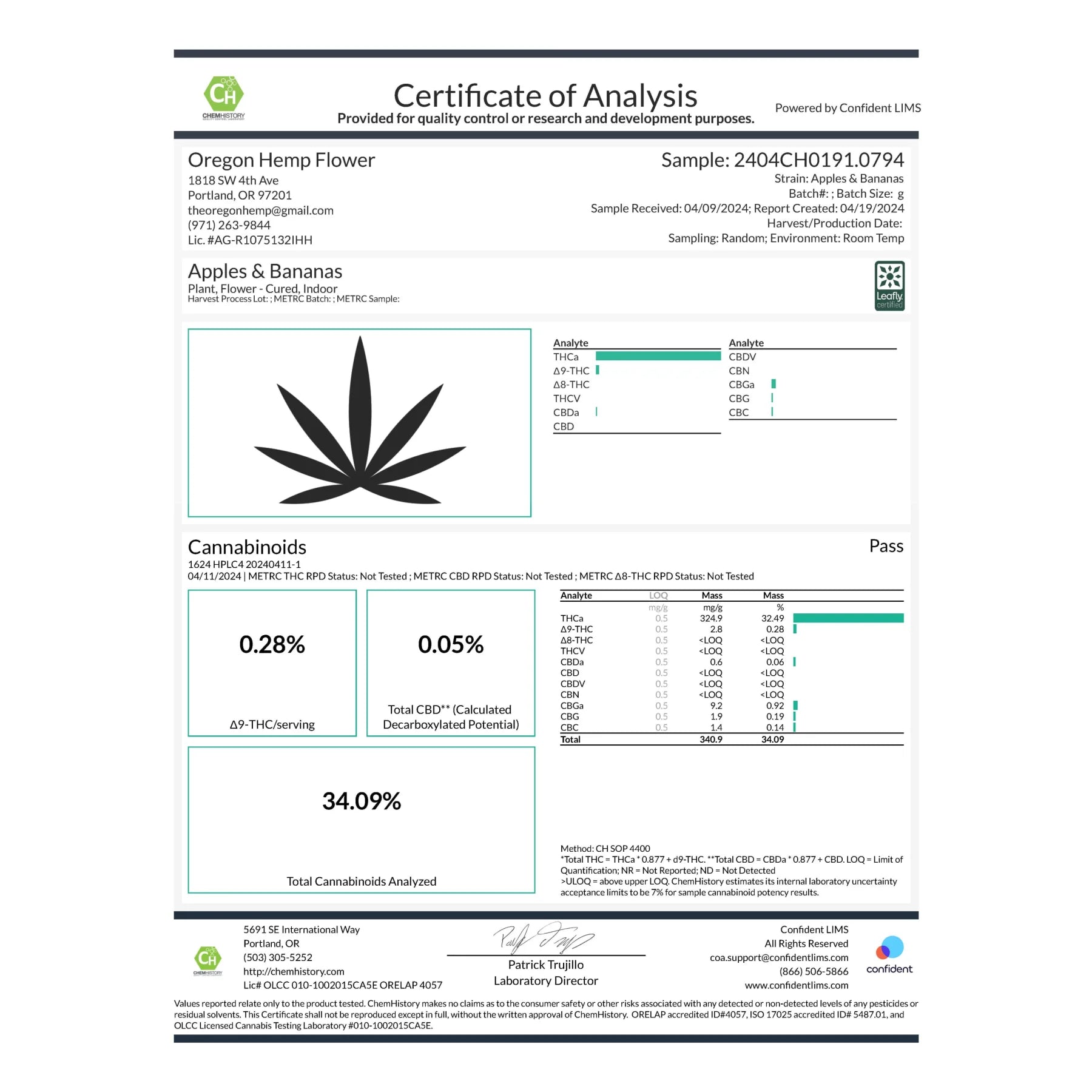 Apples and Bananas Indoor THCa Flower - 5g - Plants
