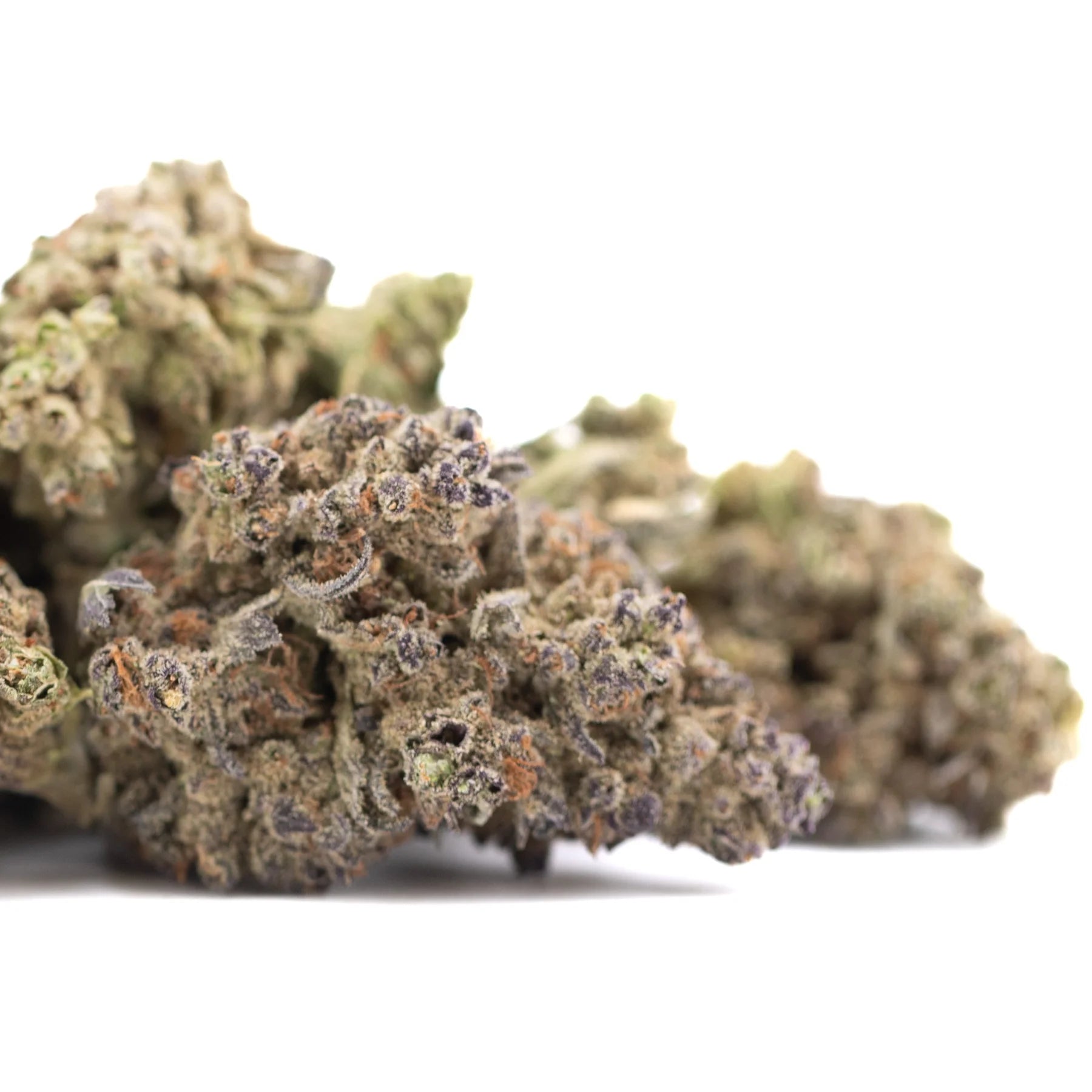 Banjerine full-term dense cannabis bud with tangelo genetics bright citrus hues covered in fine trichomes