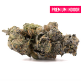 Premium Berry Blast THCa Flower: trichome-covered indoor hemp bud