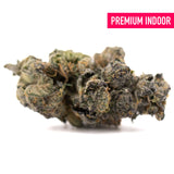 Premium Berry Blast THCa Flower: trichome-covered indoor hemp bud